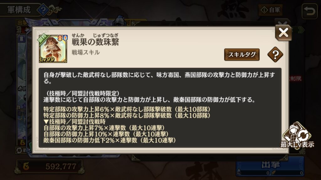 樊琉期のスキル